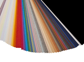 abstraction from the coloured paper