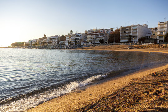 City of San Pol de Mar in Catalonia