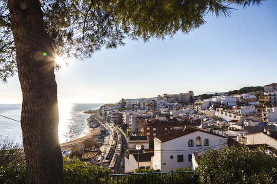 City of San Pol de Mar in Catalonia