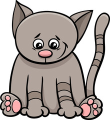little cat cartoon character