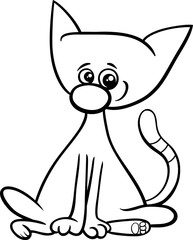funny kitten coloring book