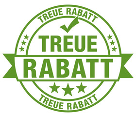 Treue Rabatt Stempel