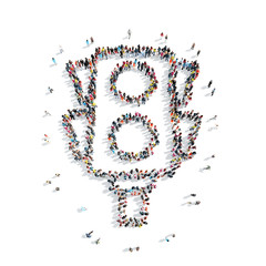 people shape  traffic light cartoon