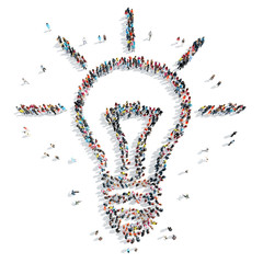 people  shape  light idea