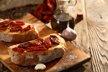 Bruschetta with tomato