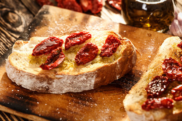 Bruschetta with tomato