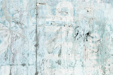 white-blue dirty wall background