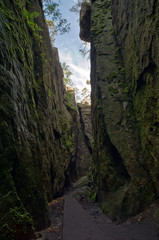 landscape / Landscapes rocks in a natural park made in HDR photography
