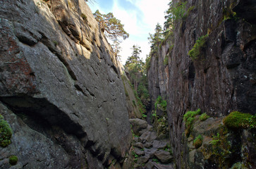 Obraz premium landscape / Landscapes rocks in a natural park made in HDR photography 