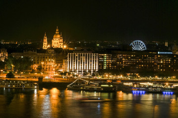 Obraz premium Night Budapest