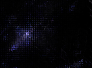 abstract fractal pattern on black background
