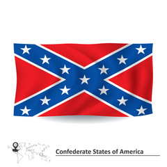 Flag of Confederate states of America