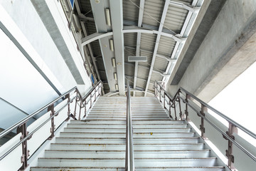 Fototapeta premium Entrance Stair in Bangkok Metro Station