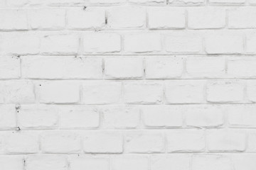 Background texture of a old white brick wall