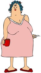 Morning coffee and a cigarette