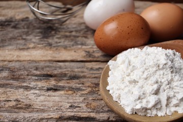  Eggs and wheat flour