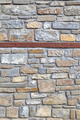 Stylish wall background with wooden beam