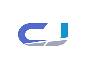 CJ Letter Logo Modern