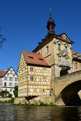 Fototapeta na wymiar Old Town Hall in Bamberg, Bavaria, Germany, 