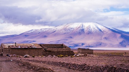 Fototapeta na wymiar incredible scenery when touring south-western Bolivia