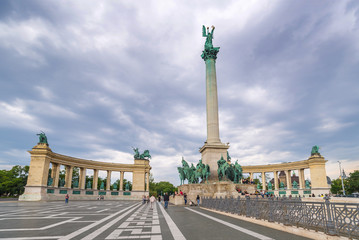 Fototapeta na wymiar Heroes' Square - Budapest - Hungary