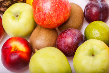 Citrus tropical colorful fruits