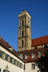 Obraz premium View in the historical town of Bamberg, Bavaria, region Upper Franconia, Germany