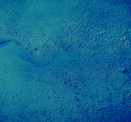 blue old wall