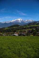 Fototapeta na wymiar Haute Savoie Mont Blanc