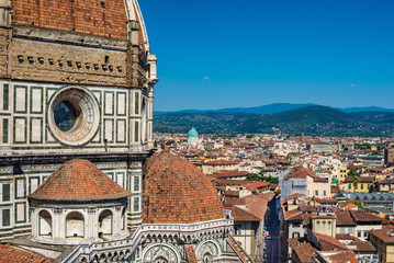 Fototapeta na wymiar Cathedral Santa Maria del Fiore - Florence - Italy