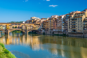 Ponte Vecchio and city skyline - Florence - Italy
