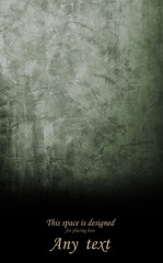 Hallowen texture. Old cement wall in the night.