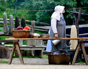 Woman Dying Yarn