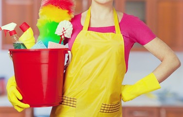 Cleaning.
