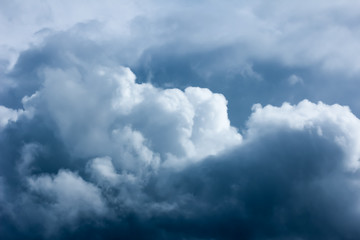 Obraz premium Dramatic sky with stormy clouds