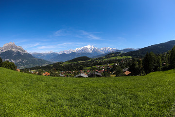 Fototapeta na wymiar Haute Savoie Mont Blanc