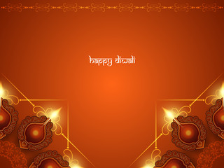 Happy Diwali religious vector background design
