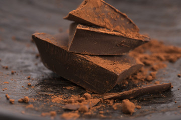 Chopped chocolate