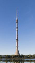 Fototapeta premium Ostankino TV tower in the early morning