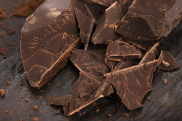 Chopped chocolate