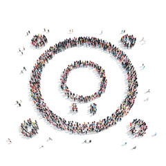 people shape  abstract symbol