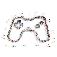 people  shape  joystick game