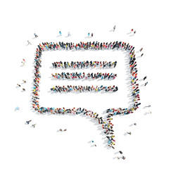 people  shape  chat bubble cartoon