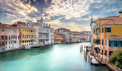 Obraz na płótnie Canvas Grand Canal scene, Venice