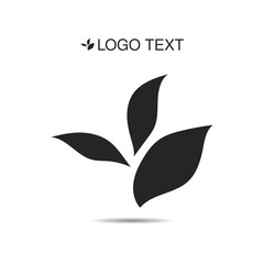 Ecology logo or icon in eps, nature logotype