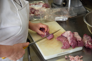chef cucina cucinare macellaio macelleria carne