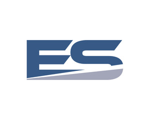 ES Letter Logo Modern