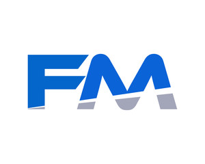 FM Letter Logo Modern
