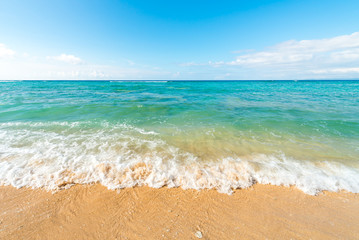 Sea, wave, landscape. Okinawa, Japan, Asia.