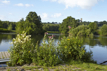 Bochum (Deutschland) - Ruhr unterhalb der Burg Blankenstein